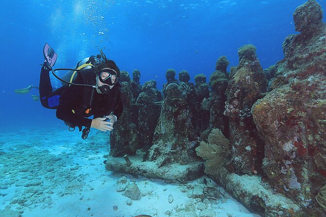 2 Tanks Dives Cancun Underwater Museum for Certified Divers - Starting at Hotel Sotavento at 9:00 a.m.