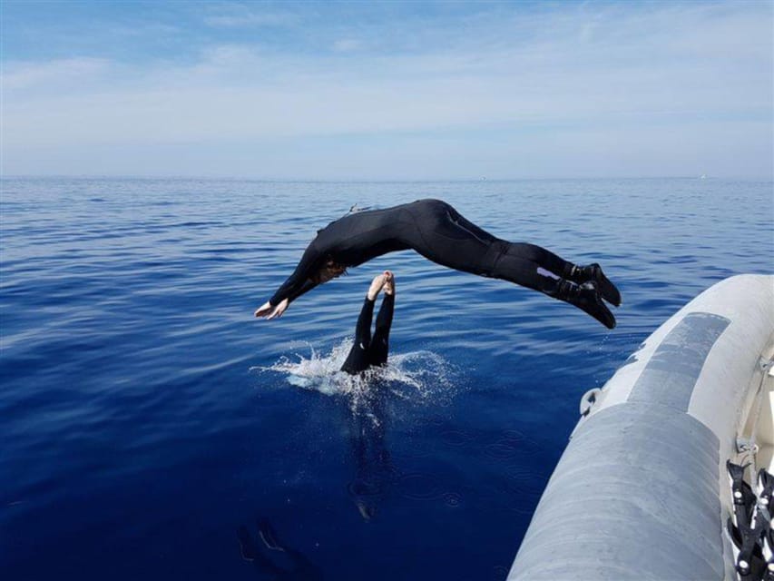 Alghero: diving for professionals at Capo Caccia - The technical briefing before entering the sea