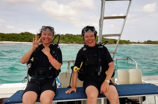 Aruba 1-Tank guided Dive for certified divers with rental equipment - Choosing between shore and boat sites