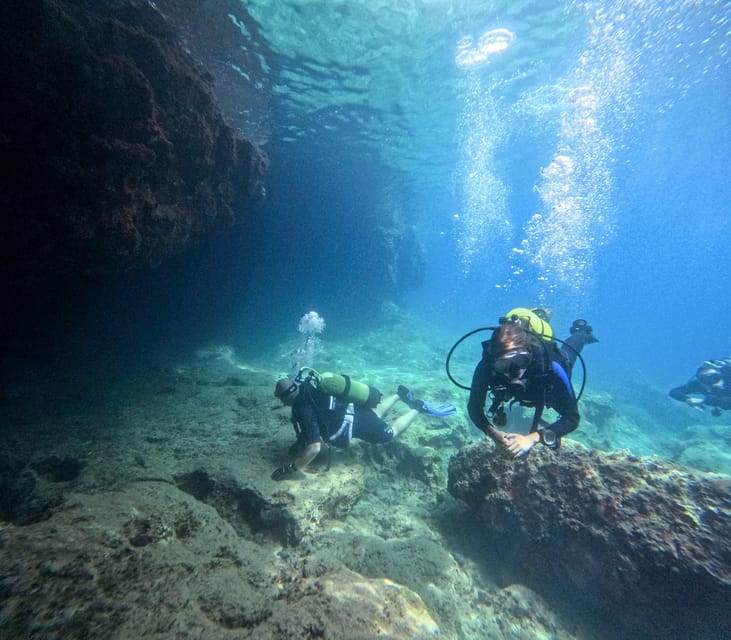 Athens: Single or Double Scuba diving for certified divers - Picking the site around the coves and reefs