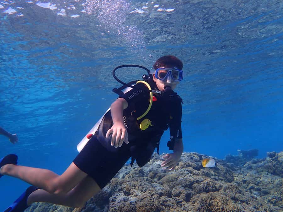 Bora Bora: Introductory Dive - Getting comfortable with the scuba equipment