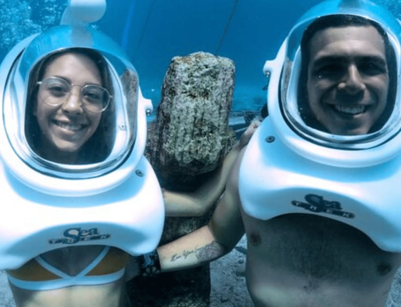 Boracay: Island Hopping with Lunch, Helmet Diving & ATV - Puka Shell Beach gives you an easy first stop