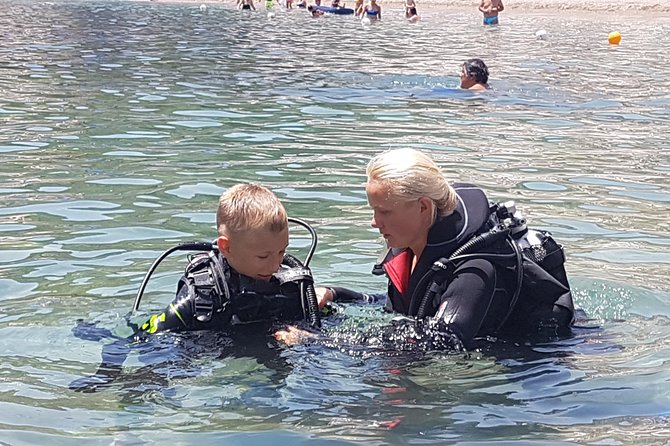 Bubble maker (scuba diving for children) - The Boat Ride From Mazzarò Bay