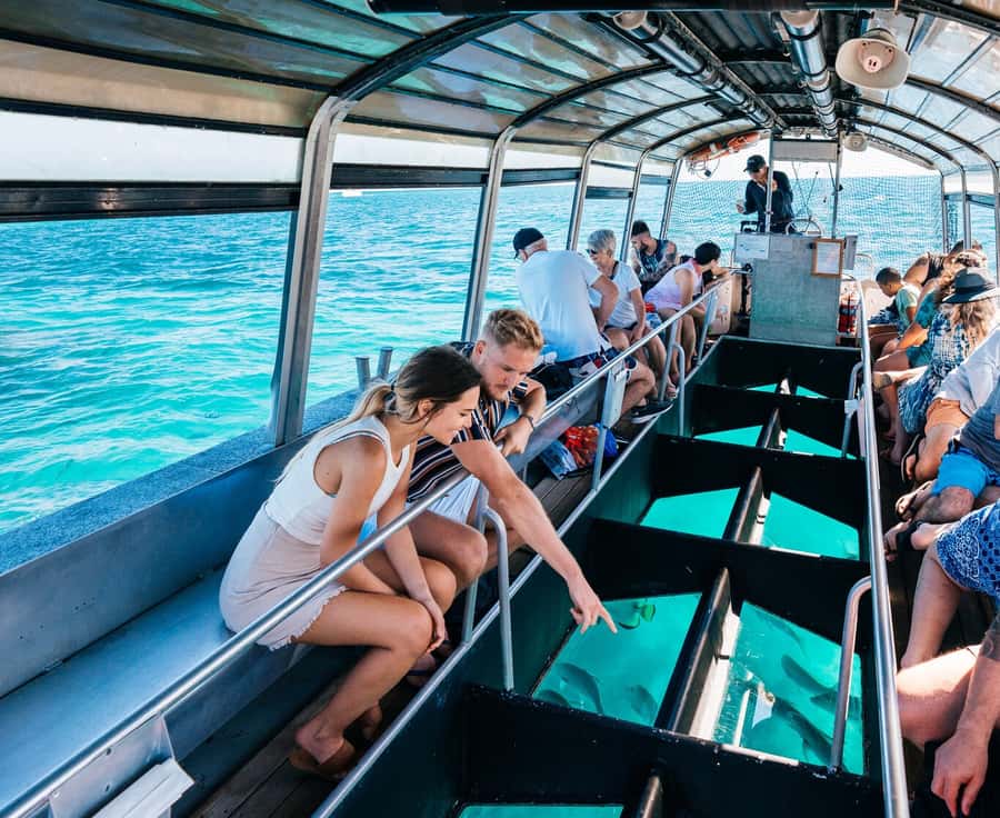 Cairns: Green Island and Seawalker Helmet Dive Combo - Choosing between snorkeling and the glass-bottom boat