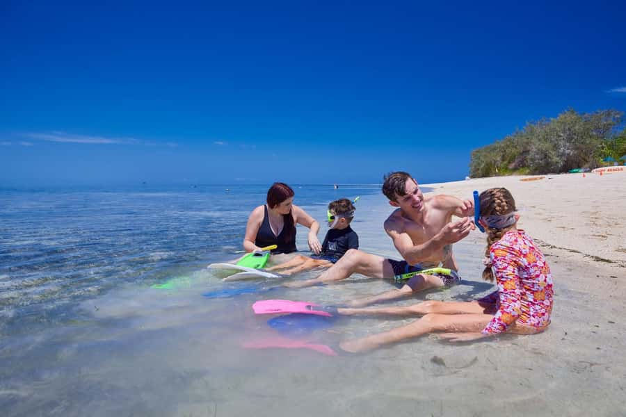 Cairns: Green Island Full-Day Tour with Diving - Green Island Above the Water