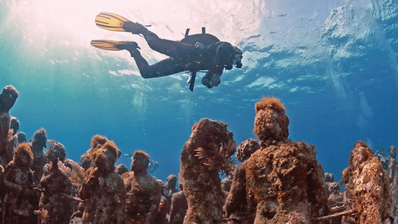 Cancún: Underwater Museum & Reef for Certified Scuba Divers - Second session: Manchones Reef and its sea life