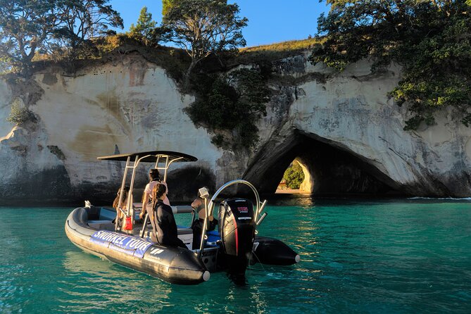Cathedral Cove Dive & Snorkel- Marine Reserve specialised trips - The Cathedral Cove pass and coastal views