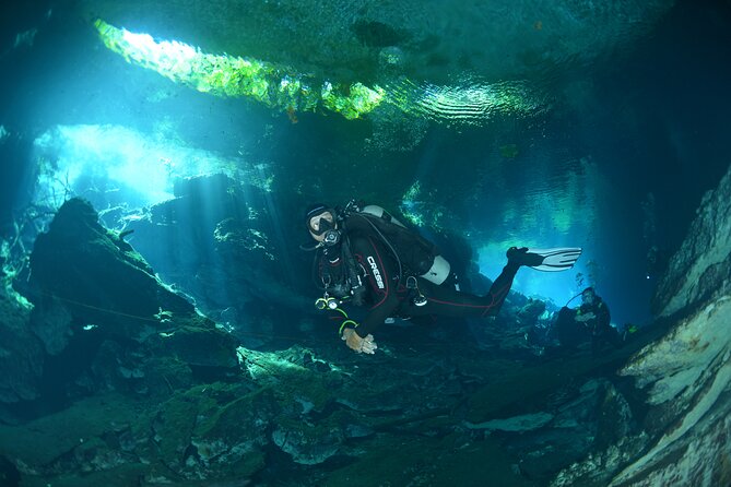 Cenote Diving - 2 Tank Dive Trip for Certified Divers - The second cavern route and return to Playa del Carmen