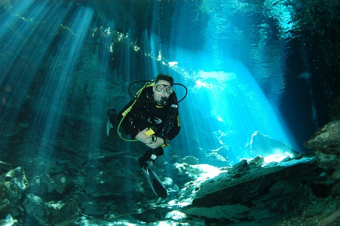 Cenotes 2-Tank Dive in Playa del Carmen/for certified divers only - The surface interval and light lunch