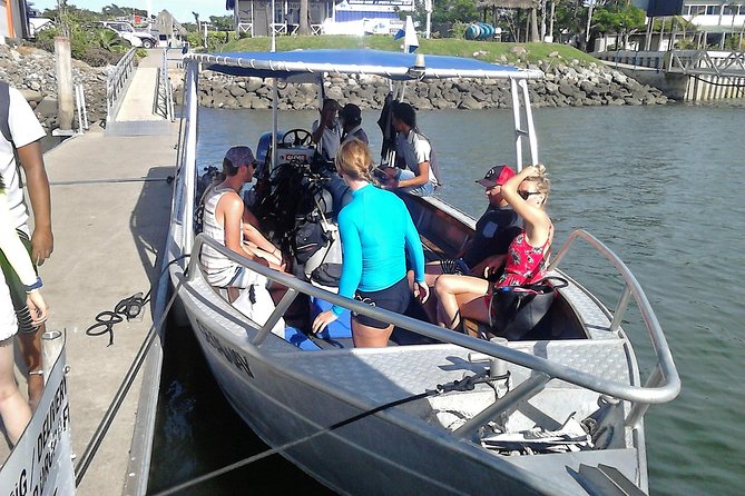 Certified Scuba Diving with Whitetip Marine Adventures team - Leaving Denarau for Fiji’s Mamanuca reefs