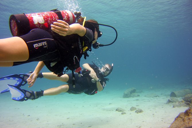 Discover Scuba Diving in Curacao - Getting fitted with the full equipment set