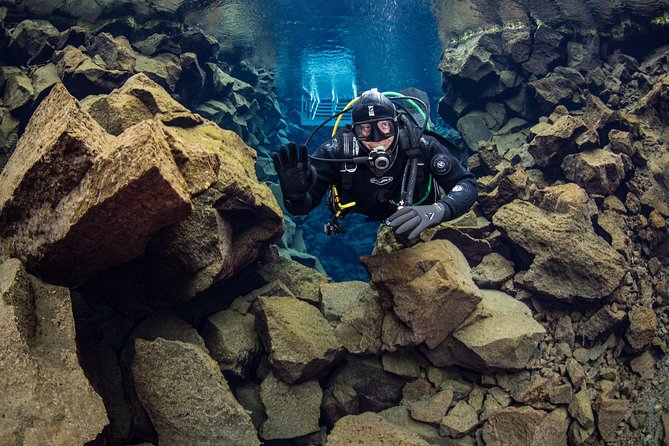 Dive the Divide: Silfra Fissure Scuba Tour | Reykjavik Pickup - Getting ready for icy water