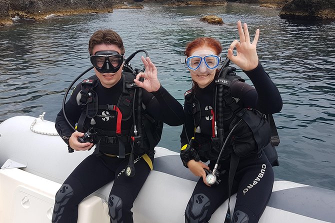 Diving for patented divers - Starting at Mazzarò Bay in Taormina