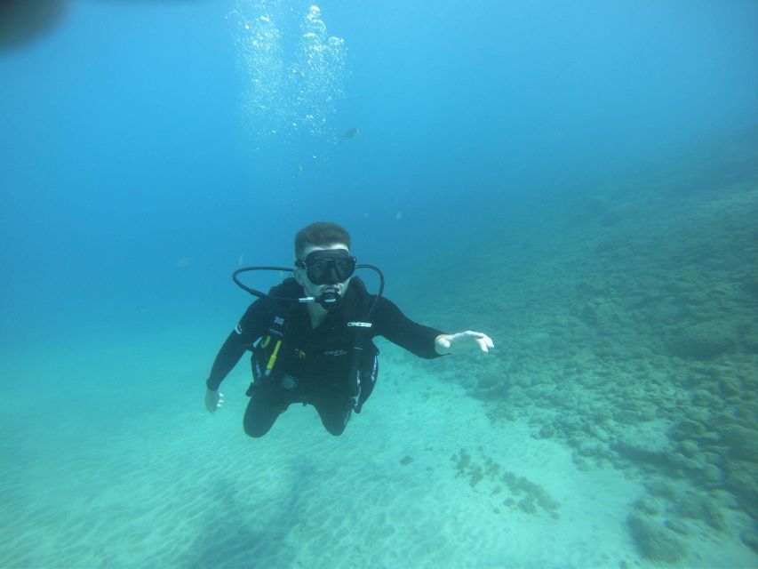 First Experience underwater. Try Scuba Diving - Walking Toward Playa Las Vistas