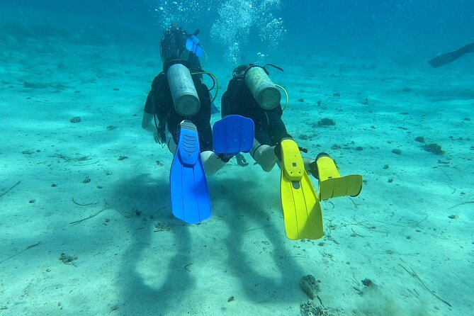 First Time Scuba Dive Adventure, Makronissos, Ayia Napa - Following the shore into clearer water