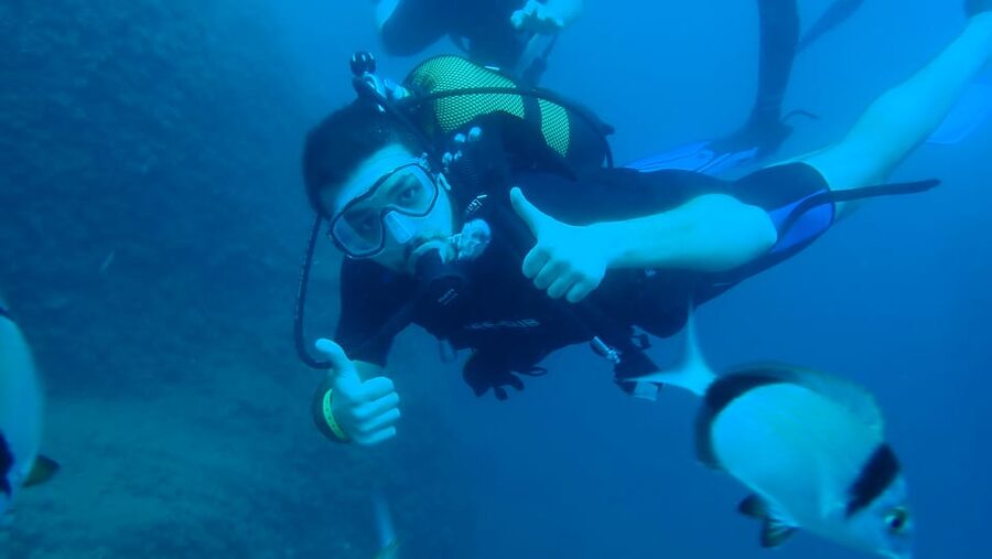 From Side: Guided Scuba Diving in Alanya w/ Lunch & Transfer - Lunch on the boat