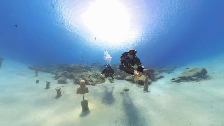 Green Bay Cyprus - Scuba diving - Guided Dive or Try Dive - Getting comfortable with the scuba equipment
