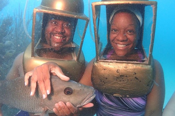 Hartley Helmet Diving in Bermuda - What Happens at 2 N Arm in Dockyard