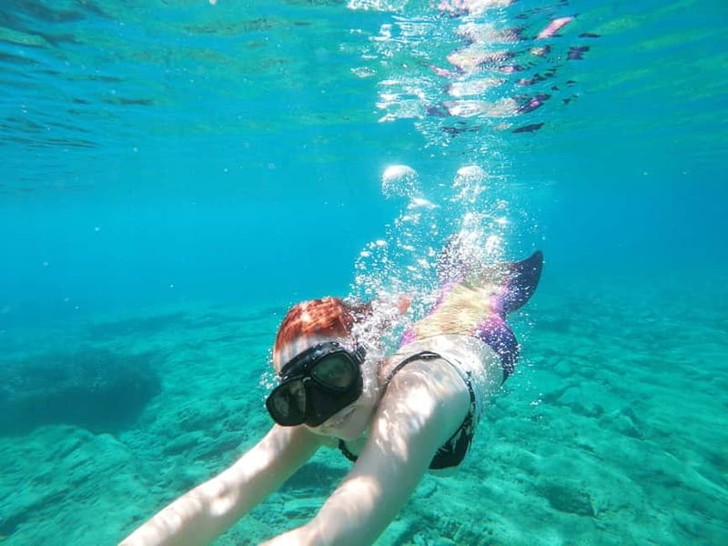 Heraklion: Boat Safari with guided snorkeling/diving tour. - Filakes near Agia Pelagia for swimming and sun