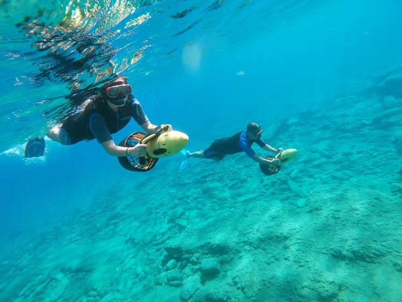 Heraklion: Boat Safari with guided snorkeling/diving tour. - What the small group changes