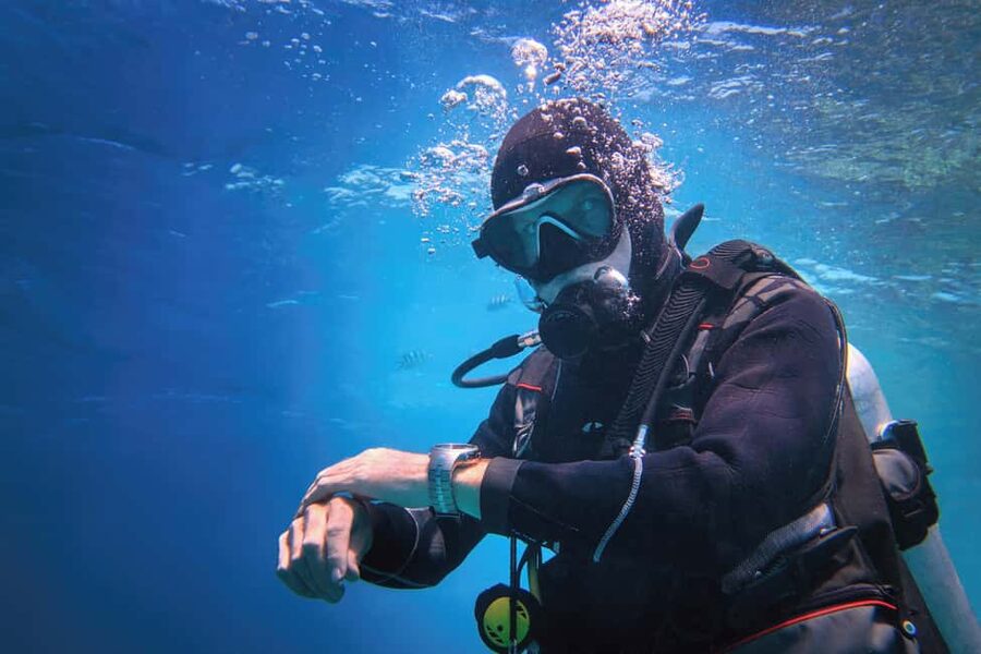 Hurghada: Beginners Scuba Diving Full-Day Boat Trip & Lunch - Your first underwater session, slowly and carefully