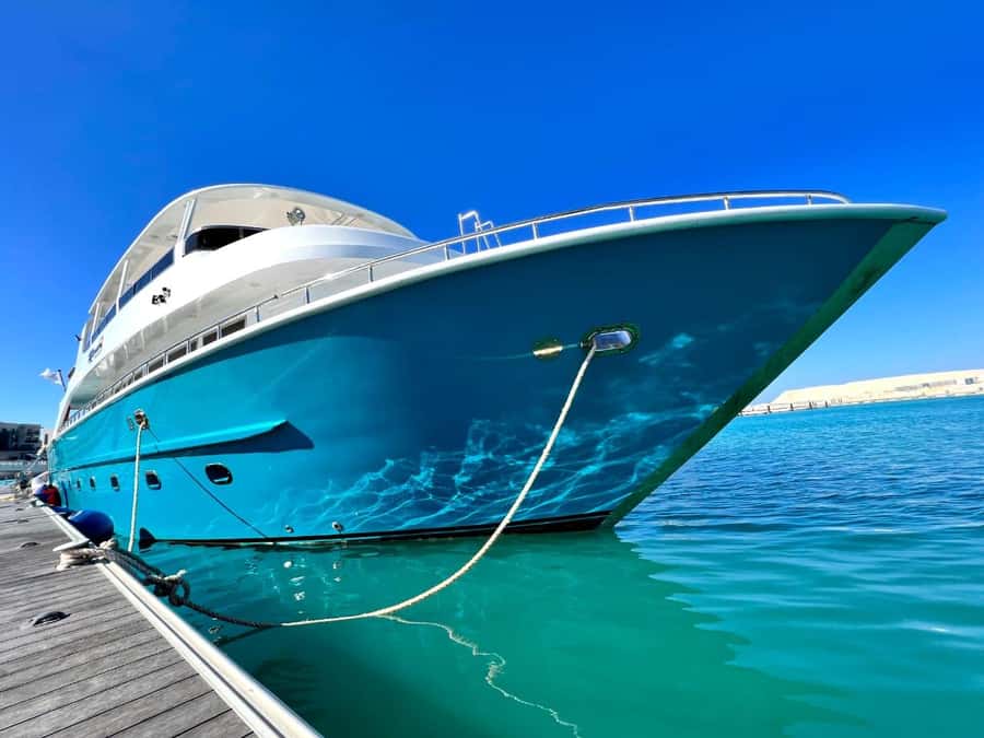 Hurghada: Luxury Orange Bay w/Snorkeling, Massage and Diving - From hotel pickup to the yacht