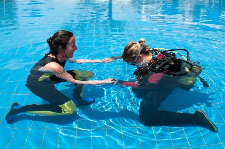 Hurghada: PADI Diving Courses packages - Theory and pool practice before open water