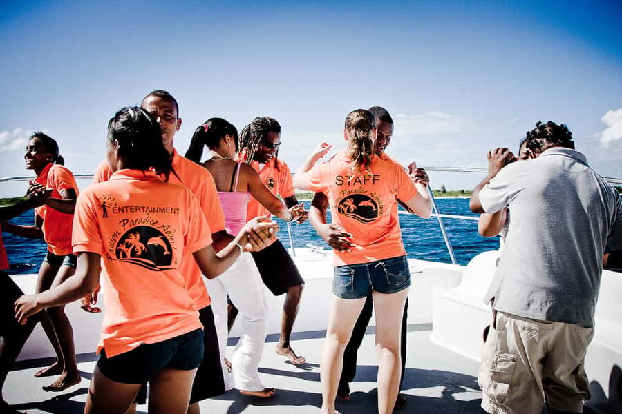 La Romana: Scuba Diving in Catalina Island - The catamaran ride back to La Romana