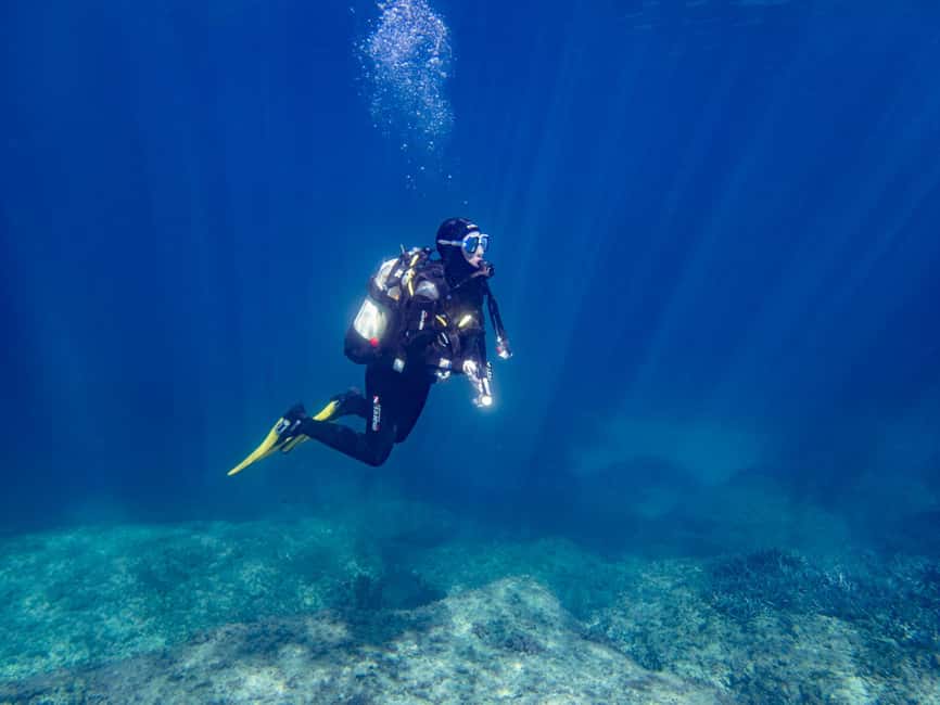 Mallorca: Adventure Diving (without a license - in the quiet off-season) - The First 30 Minutes: Learning Before You Enter