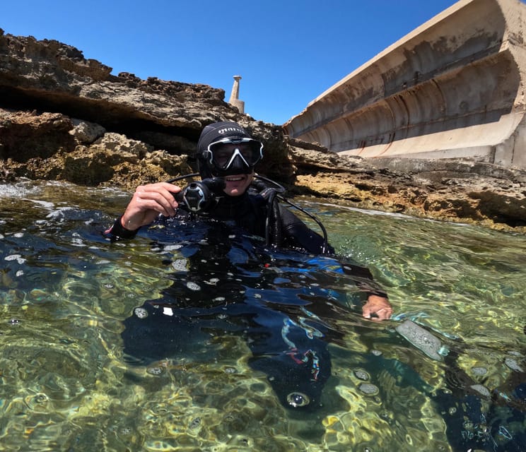 Malta: Discover Scuba Diving in crystal clear waters - A short transfer to Cirkewwa