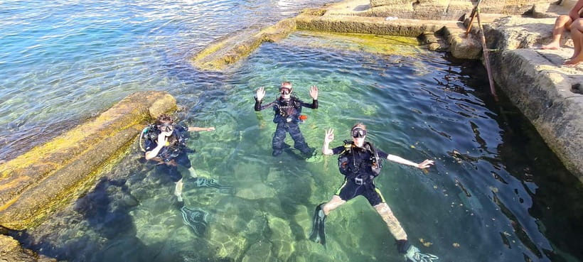 Malta St Pauls Bay: PADI Discover Scuba Diving Experience - The possible second session to 12 meters