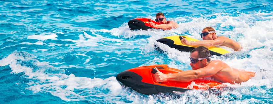 Mauritius: Seabob Diving Experience - Getting used to the Seabob