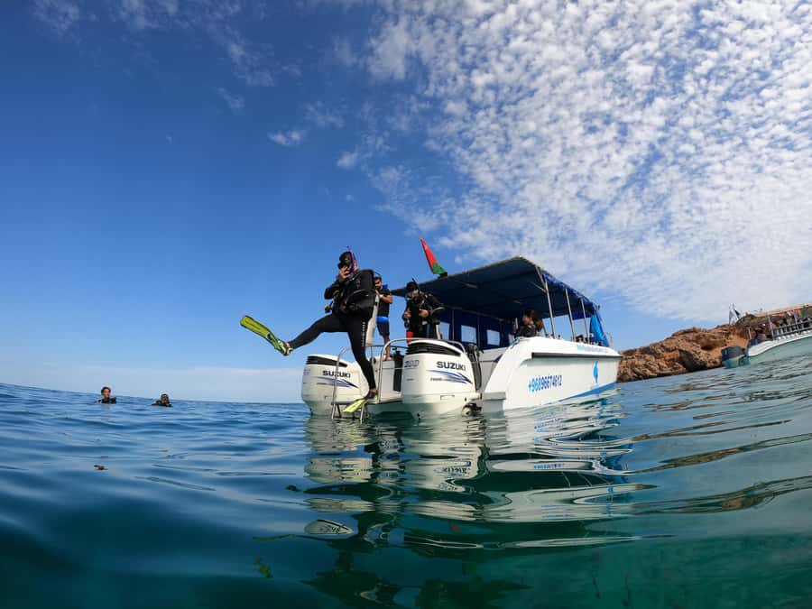 Muscat: Daymaniyat Island Scuba Dive 2 locations + BBQ Lunch - The First 1.5-Hour Underwater Session