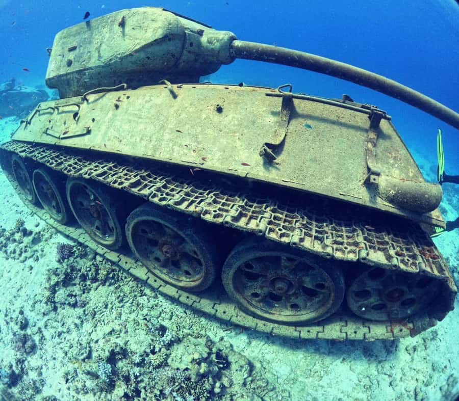 Museum Diving Experience in the Red Sea - Why an underwater military museum is unusual