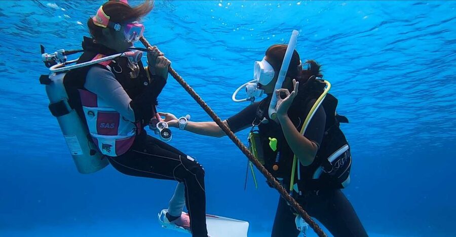 Naha, Okinawa: Kerama Islands Full-Day Intro-Diving Trip - The first water stop: getting comfortable