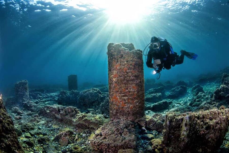 Napoli: Dive or Discover Scuba Diving in the Park of Baia - The preparation hour keeps beginners calm