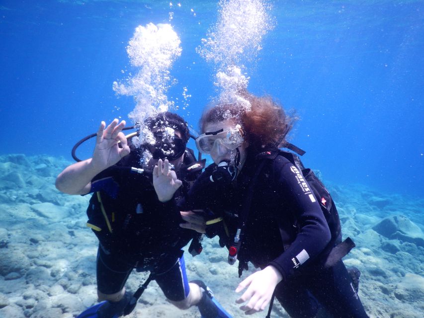 Oia: 2 Guided Scuba Dives off Santorini for Certified Divers - What the underwater scenery is really like