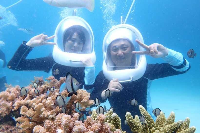 Panglao: Helmet Diving Experience with Photos and Videos - Photos and videos during the activity