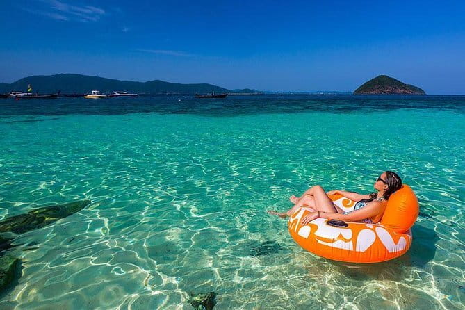 Phuket Phi phi Maya Bay Khai Island Diving Transfer & Buffet - Monkey Beach from the boat