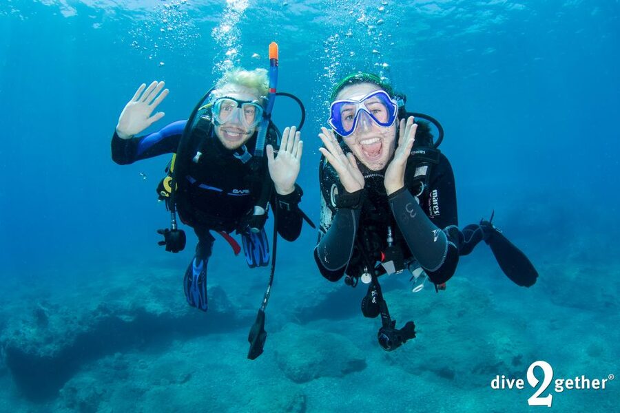 Plakias: Try Scuba Diving, private experience - from 8yrs - Meeting at Dive2gether in Plakias