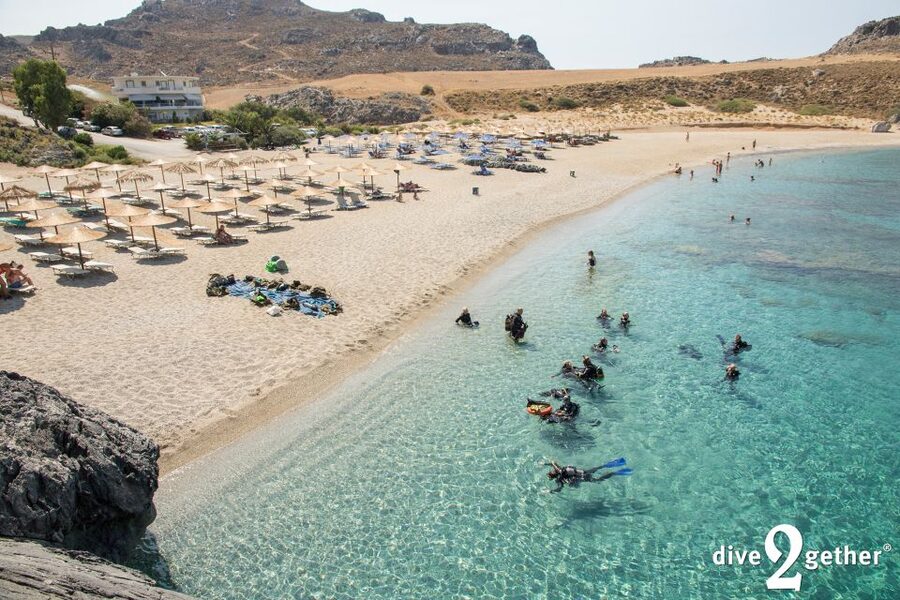 Plakias: Try Scuba Diving, private experience - from 8yrs - Lunch by the beach and a possible second session