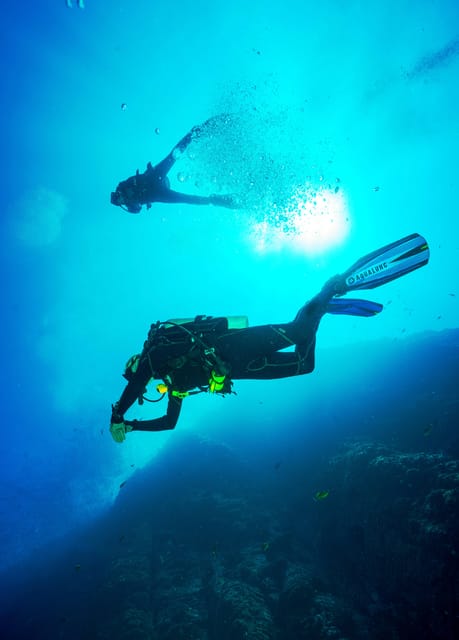 Scuba diving for beginners in crystal clear sea of Halkidiki - The Instructors Are the Main Strength