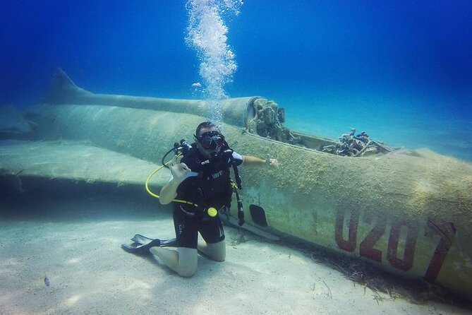 Scuba Diving in MIG-21 wreck - From the Drymades center to the water