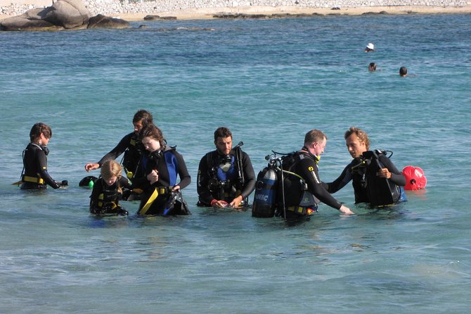 Scuba Diving in Naxos by Bluefindivers - Dive in Greece - Amazing Diving Spots - Walking across to Agios Prokopios Beach