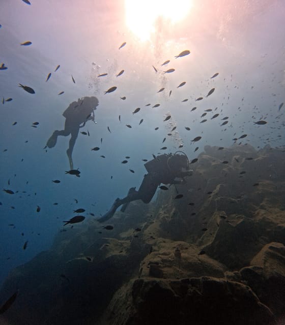 Scuba Diving in the Volcanic Caldera/shorelines of Santorini - Why Santorini’s volcano matters underwater