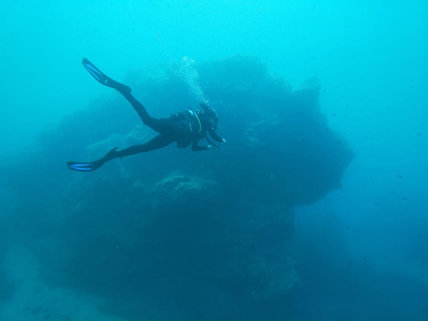 Scuba Diving in the Volcanic Caldera/shorelines of Santorini - Starting at Navy’s Waterworld Dive Center