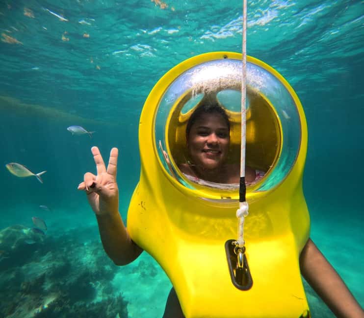 Scubadoo Punta Cana Diving Adventure - Learning the scooter and breathing underwater