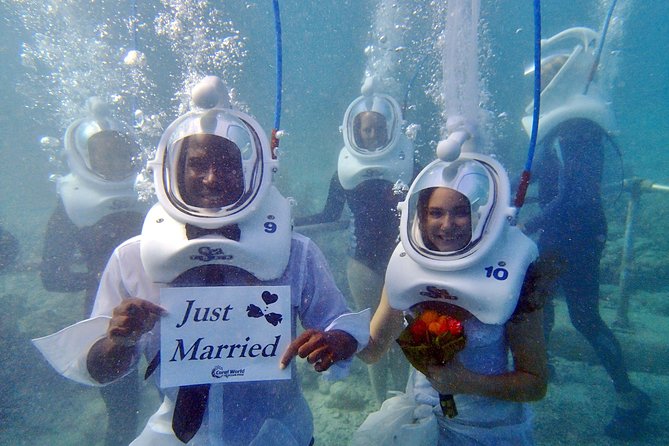Sea Trek Helmet Dive at Coral World Ocean Park - Health rules are strict for good reason