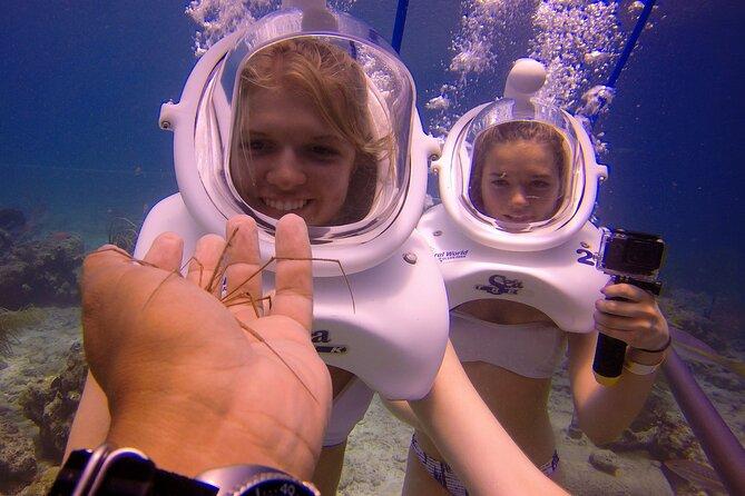 Sea Trek Helmet Dive at Coral World Ocean Park - Timing, group size, and arrival advice