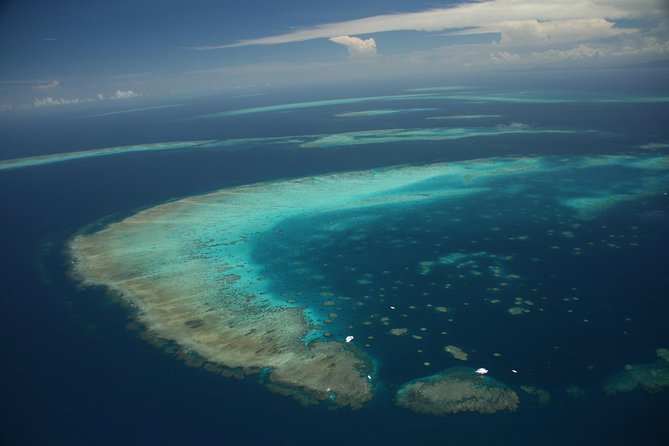 Snorkel & Dive the Reef: Sustainable, Scientific & Cultural Tour - Helicopter views from above